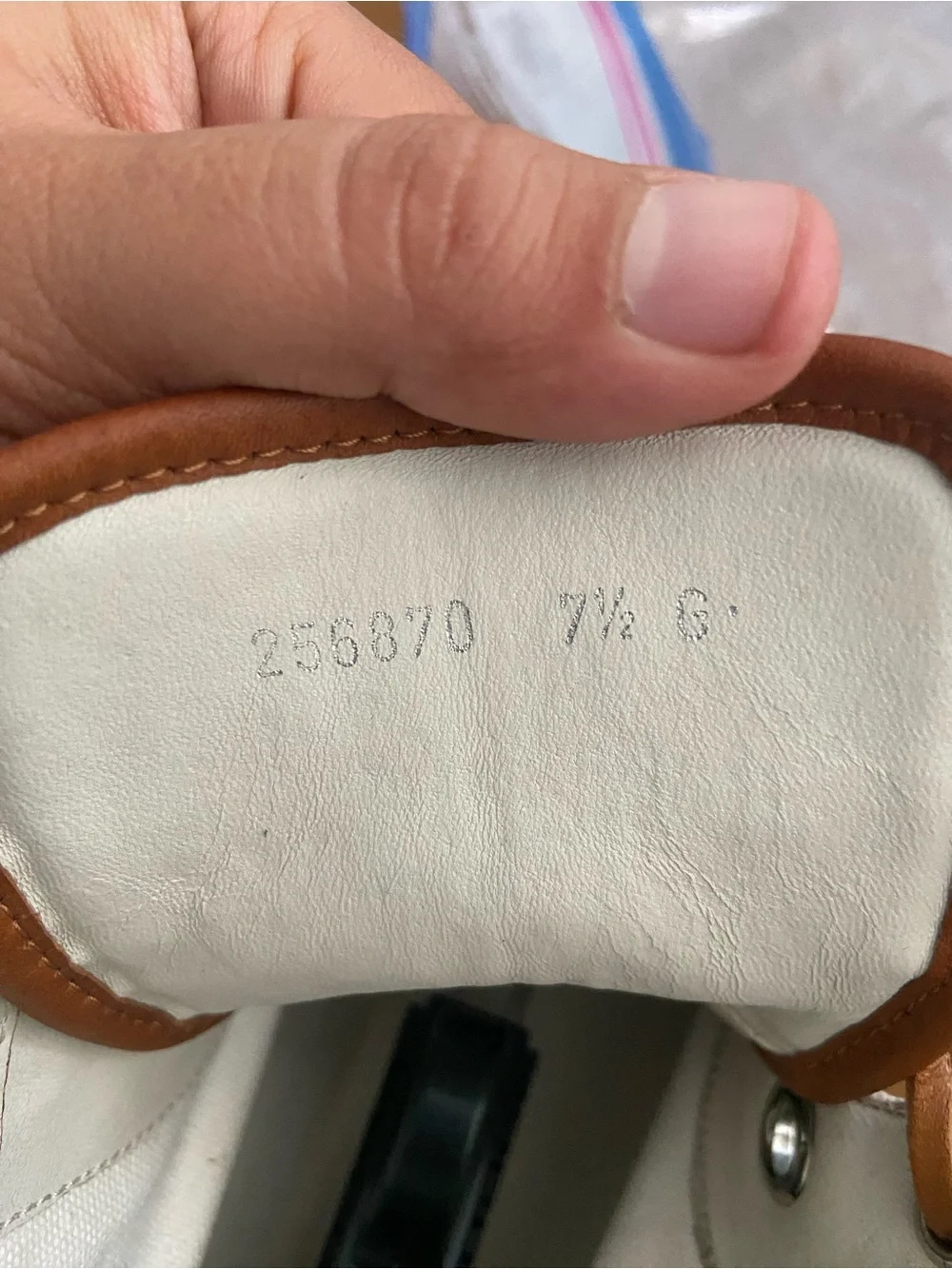 Gucci Web Canvas High-Top Sneakers in Cream and Brown - Picture 5 of 5